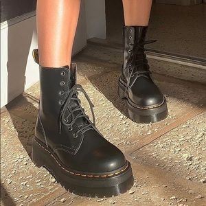 JADON SMOOTH LEATHER PLATFORM BOOTS